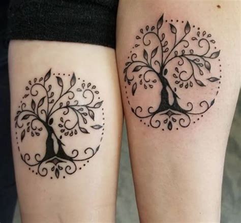 Mother Daughter Tree Tattoos