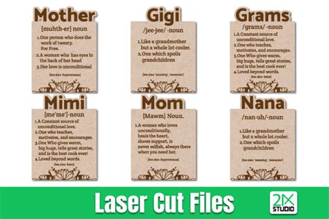 Download Mother Definition Signs Svg Laser Cut Files
