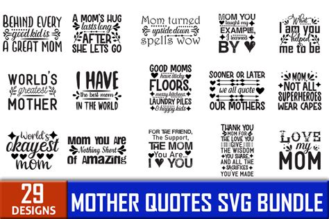 Download Mother Quotes SVG | 8 Files For Silhouette