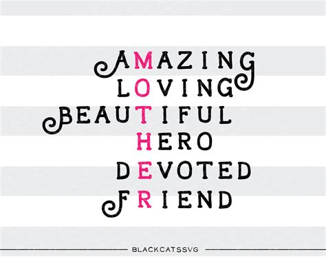 Download Mother Text SVG File - SVG Design Commercial Use For Crafts