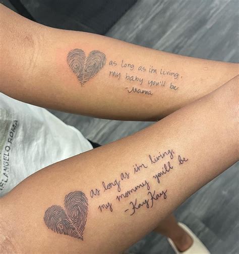 Mother To Daughter Tattoos
