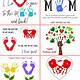 Mothers Day Handprint Art Template