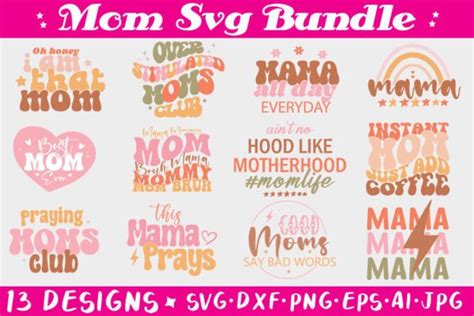 Download Mothers Day SVG, Mom SVG Bundle, Mom... Files DXF Files