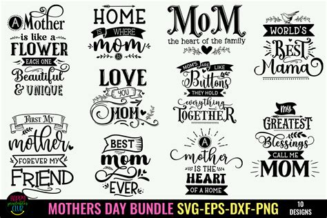 Download Mothers Day SVG, Mom SVG Bundle, Mom... Printable