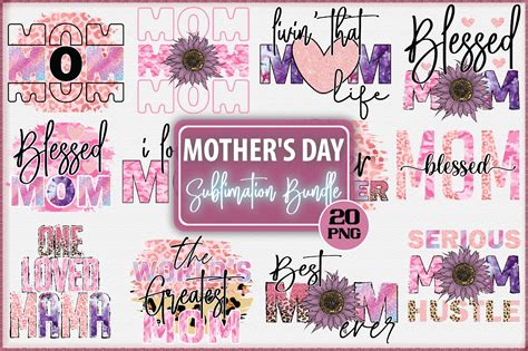 Download Mothers Day Sublimation Bundle Cut Files