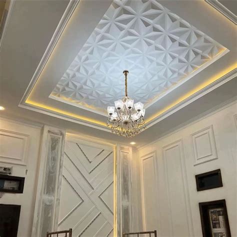 Motif Plafon Geometris
