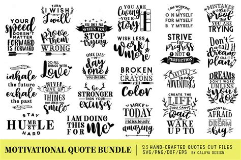 Download Motivational Bundle Commercial Use DXF Files