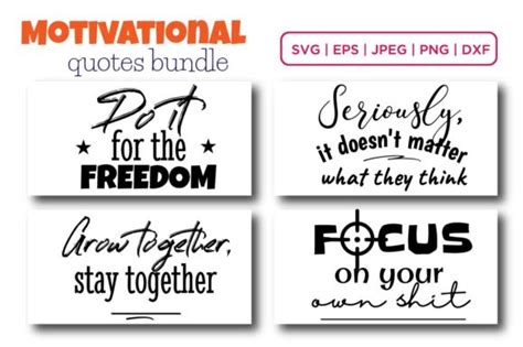 Download Motivational Quotes Bundle For Crafts