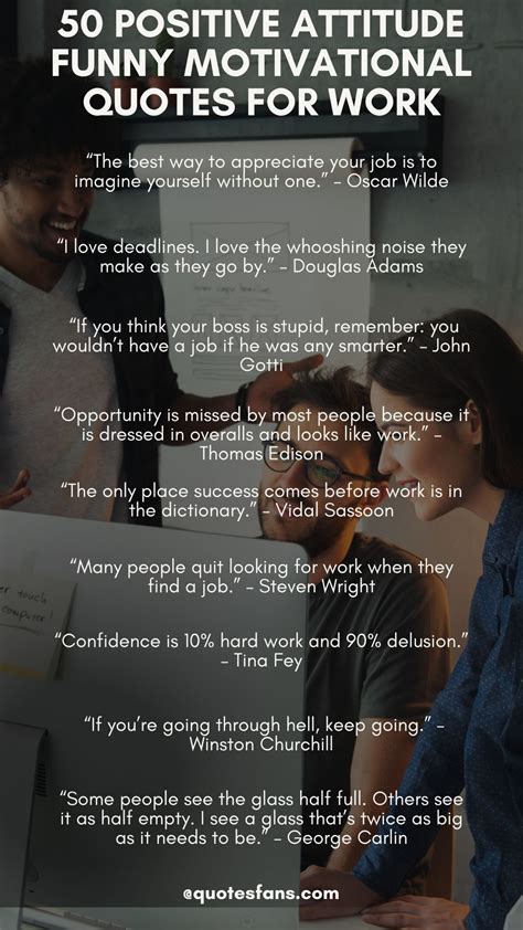 Motivational Quotes For Work Attitude