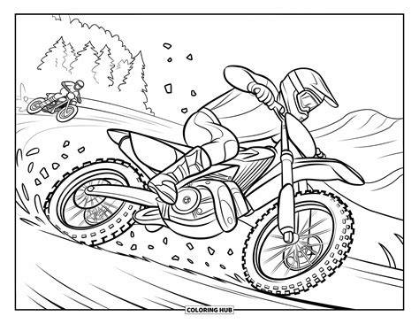 Motocross Coloring Pages