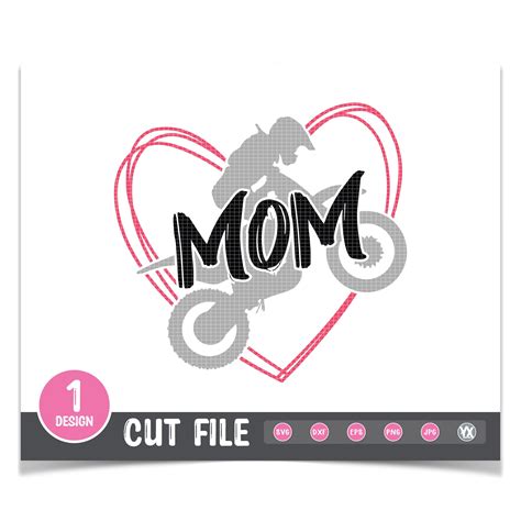 Download Motocross Mom SVG File - SVG Design Printable