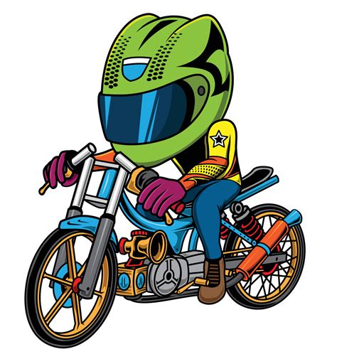 Motor Drag Race Vector