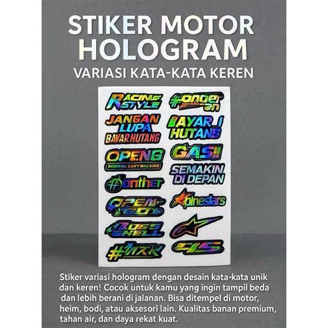 Motor Stiker Modifikasi