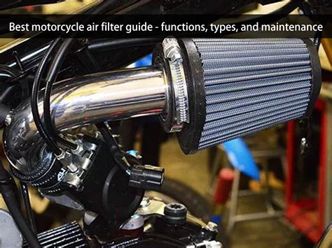 Motorcycle Filters: A Guide to Types, Replacement, and Maintenance