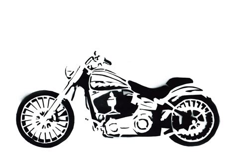 Motorcycle Stencils Templates