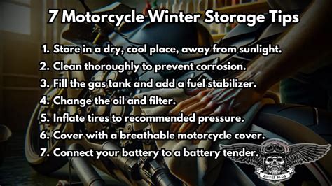 Motorcycle Winterizing Preparing Your Bike for Cold Weather Storage
