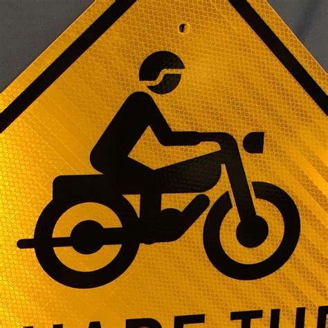 Motorcycle road signs in Pennsylvania