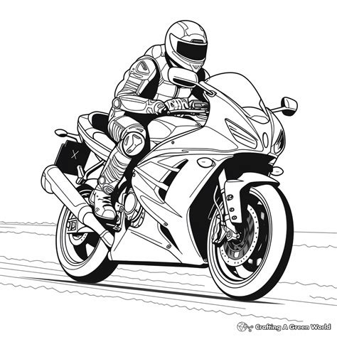 Motorcylce Coloring Pages