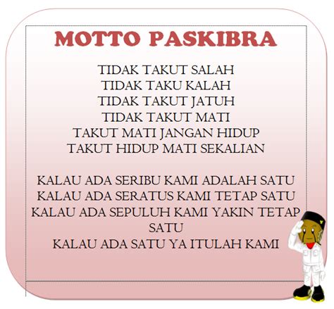 Motto Paskibra