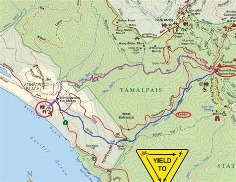 Mount Tamalpais Trail Map