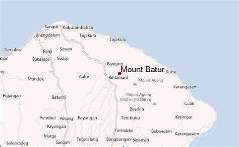 Mount Batur Trekking Map
