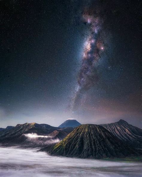 Mount Bromo Milky Way