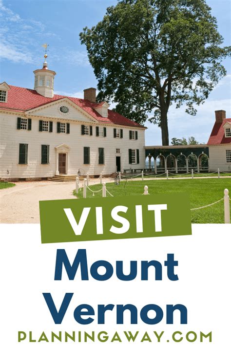 Mount Vernon tour tips