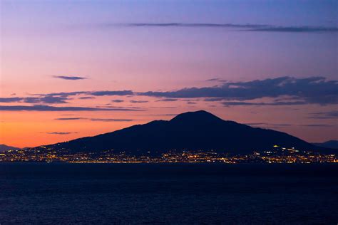 Mount Vesuvius Sunset