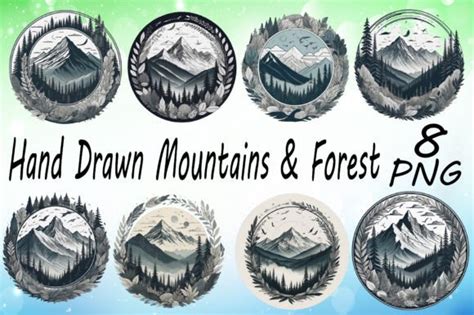 Download Mountain Forest Bundle For Crafts