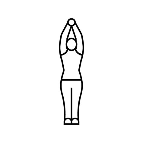 Mountain Pose Stick Figure