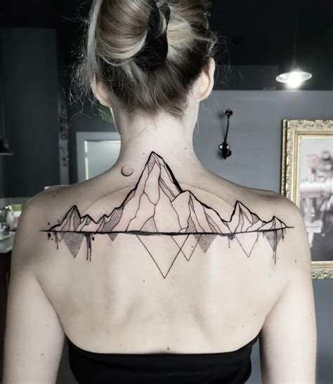 Mountain Tattoo Back