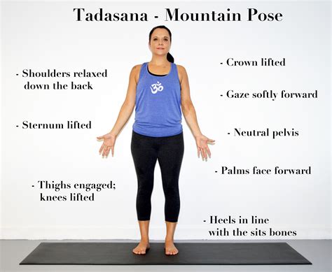 Mountain pose yoga