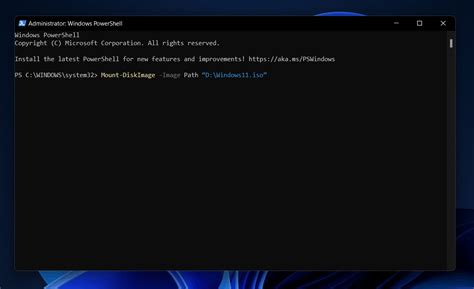 Mounting And Unmounting ISO File Using PowerShell