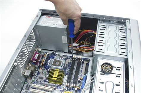 Mounting Motherboard and Connecting Components