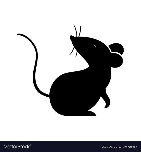 Mouse Silhouette Template