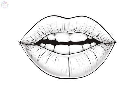 Mouth Coloring Page