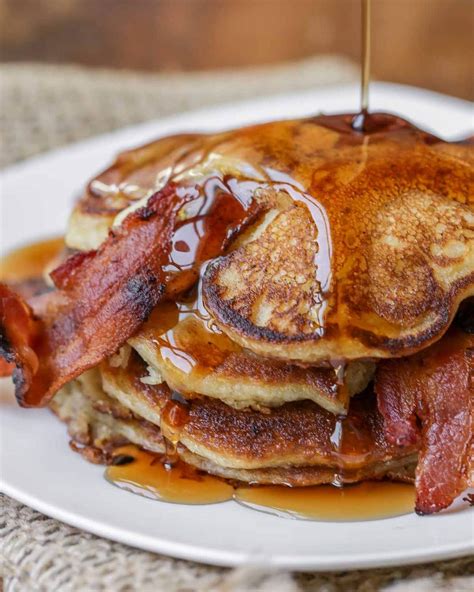 Mouthwatering Maple Bacon Pancakes