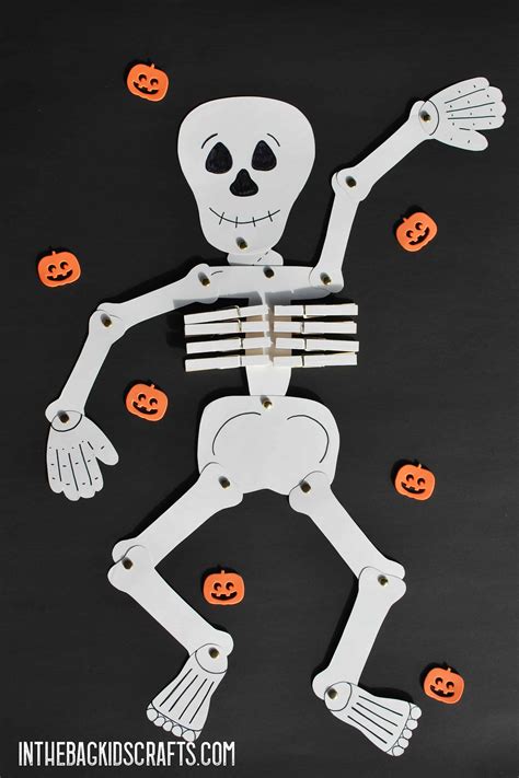 Movable Paper Skeleton Template