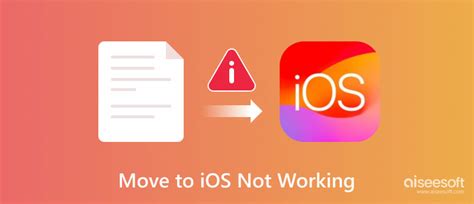 Smooth Migration? Move To iOS App Not Working? Here's What You Need to Know!