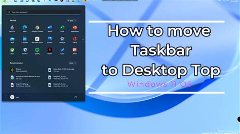 Move Windows 11 Taskbar to Top of the Desktop