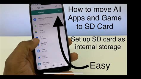 Move an App to Internal Storage from an SD Card in Android
