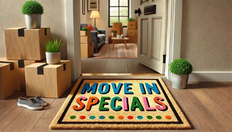 Move-In Specials Incentives to Make Your Move Easy