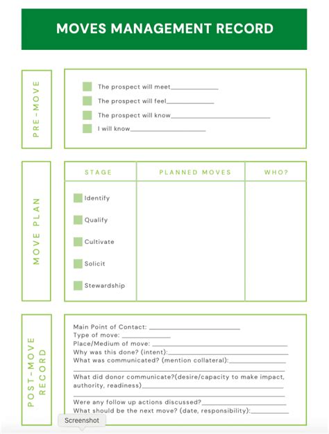 Moves Management Template