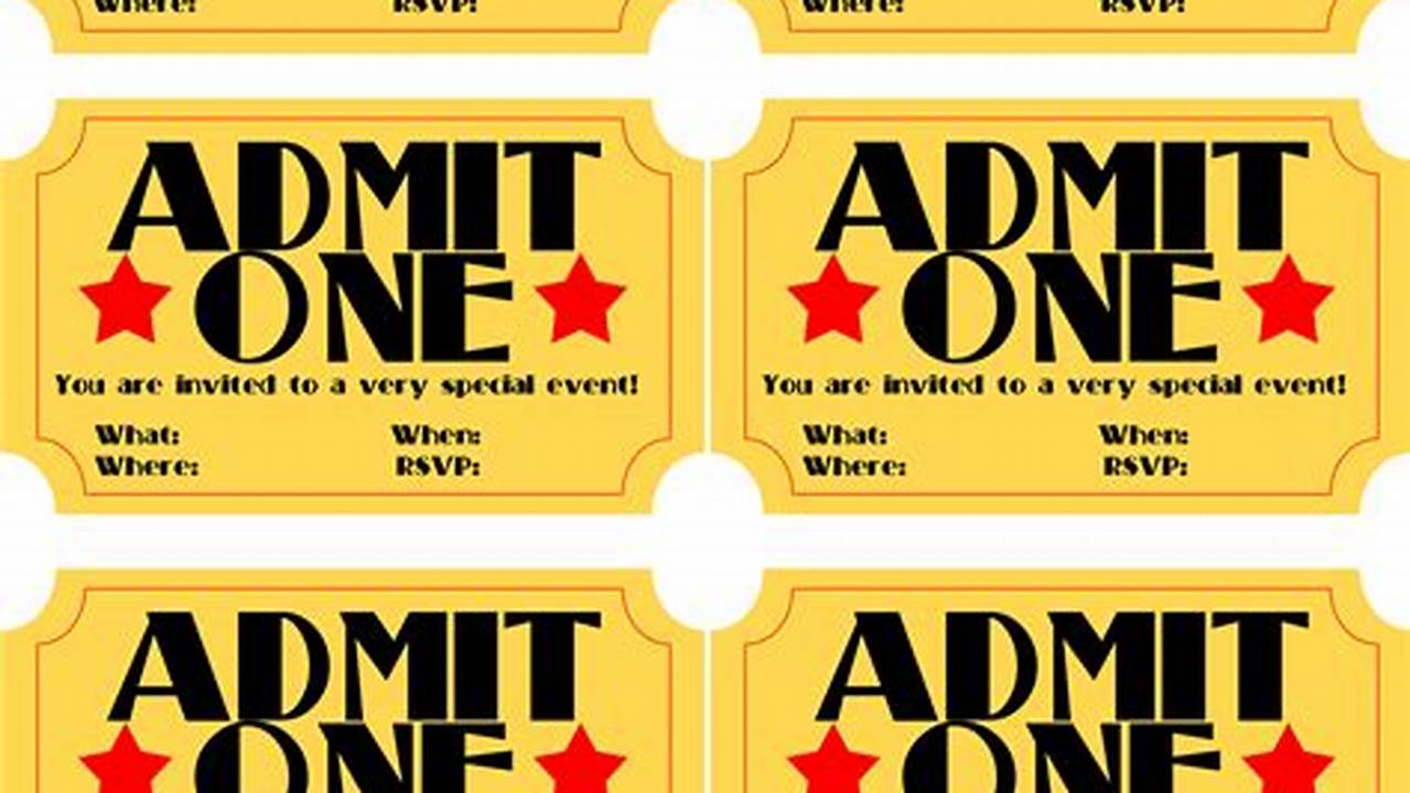 How to Design a Movie Ticket Template That Will Impress Your Audience