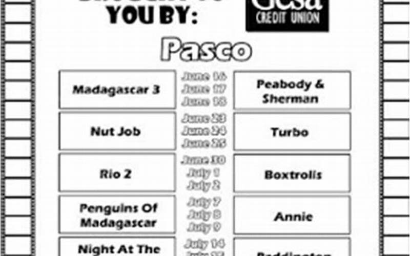 Movies in Pasco Wash