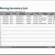 Moving Inventory List Template Excel