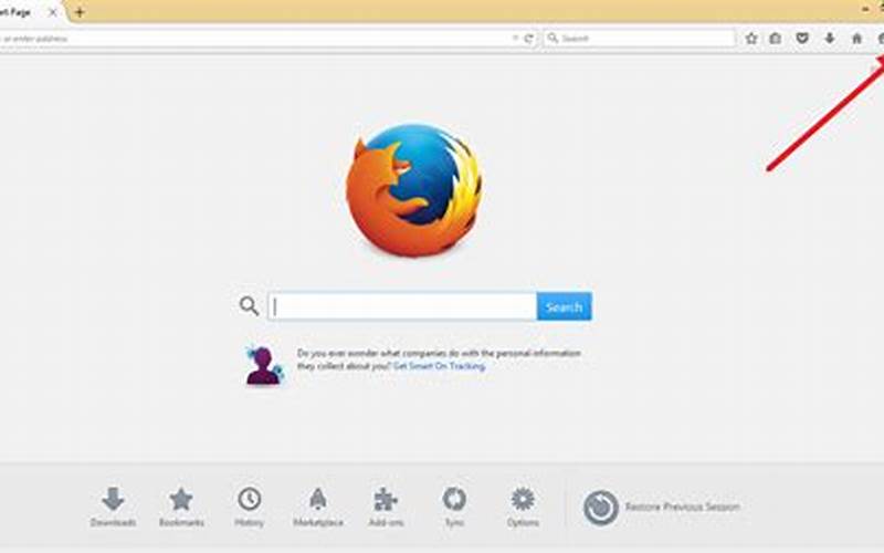 Mozilla Firefox Step 1