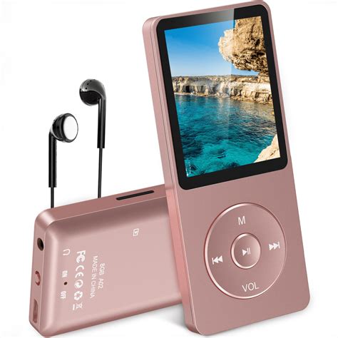 MP3 Player, 8GB MP3 Player with Bluetooth 4.2, Portable HiFi Lossless