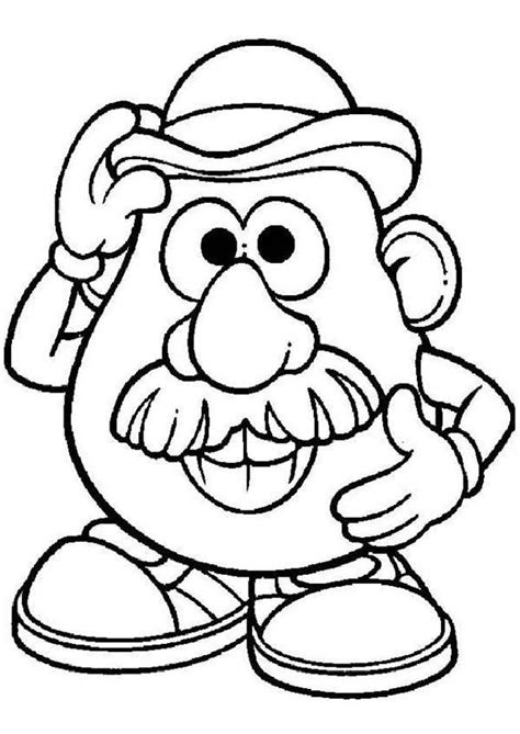 Mr Potato Head Color Page