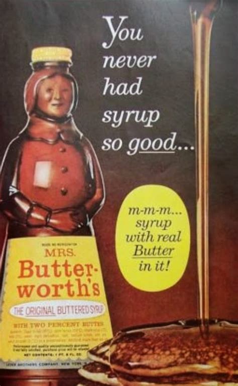 Mrs Butterworth Logo History
